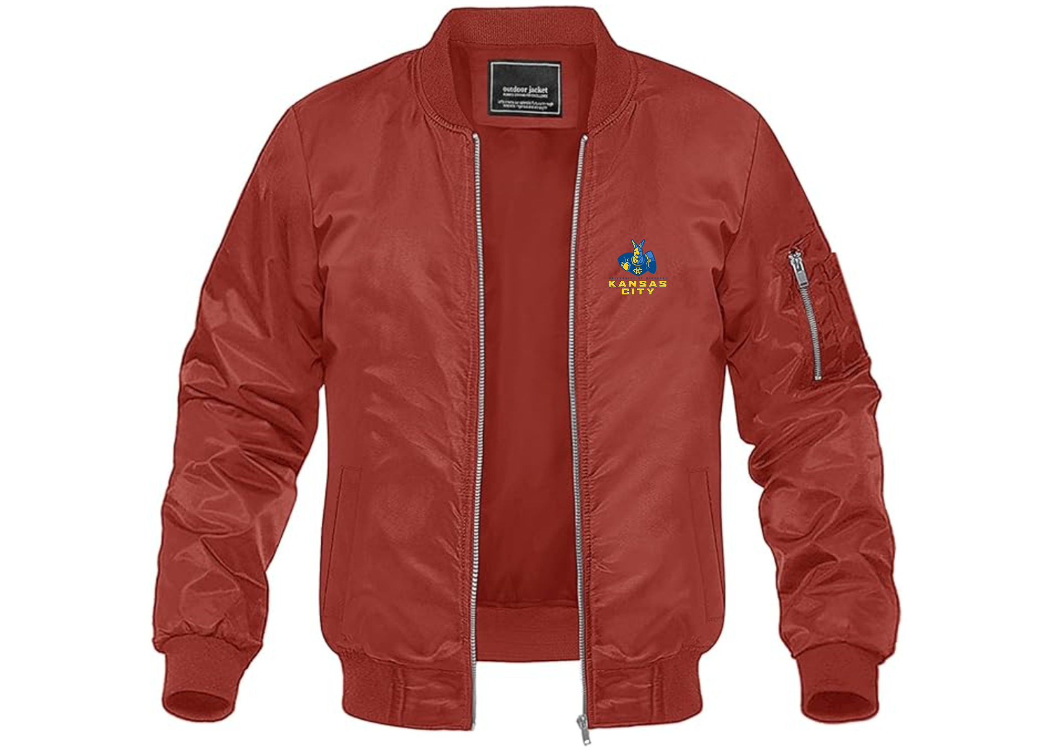Men's UMKC Kangaroos Lightweight Bomber Windbreaker Jacket